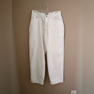 Vintage Lee Classic White Pants size 10P